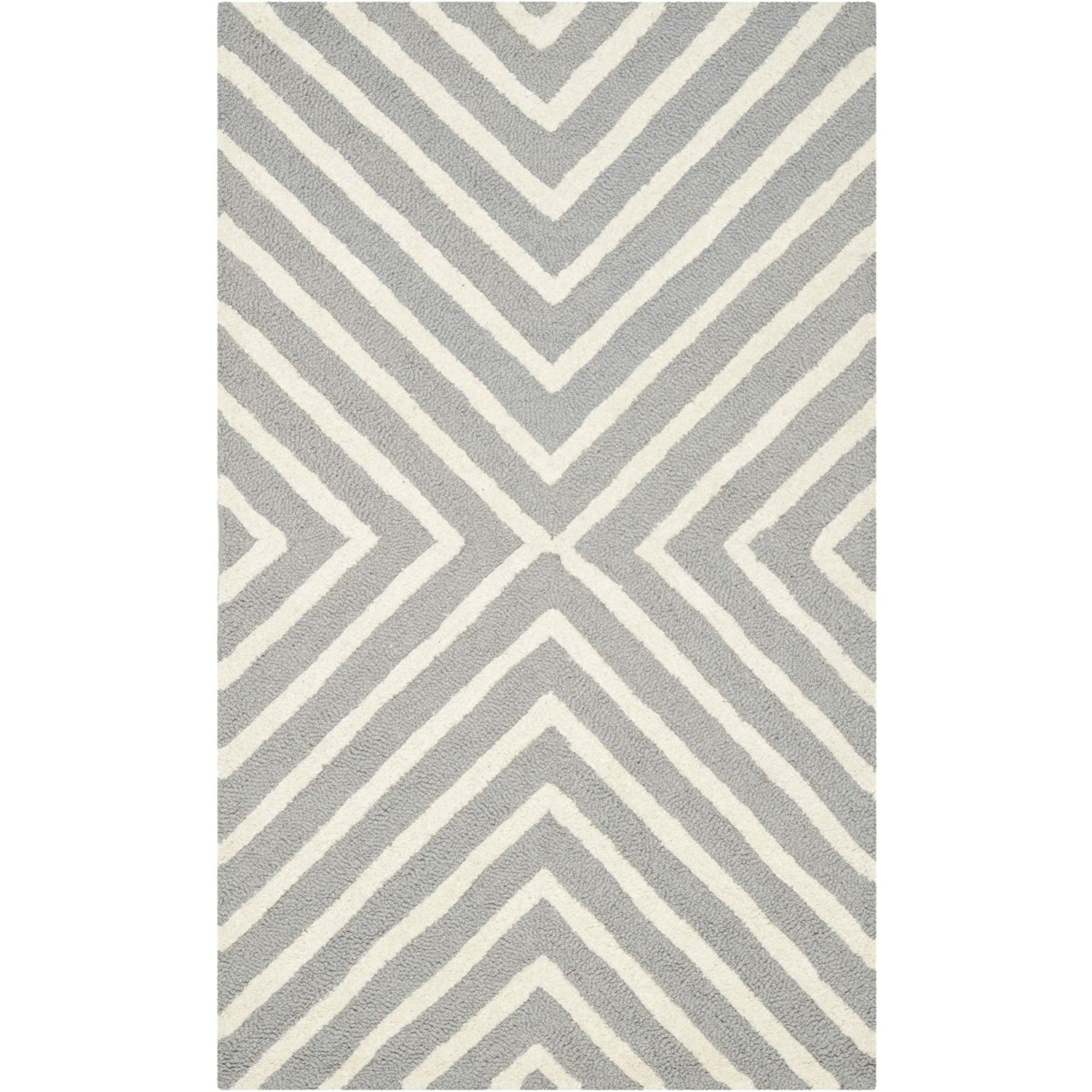 Safavieh Cambridge Collection CAM129A Handcrafted Moroccan Geometric Premium Wool Area Rug