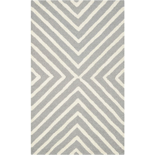 Safavieh Cambridge Collection CAM129A Handcrafted Moroccan Geometric Premium Wool Area Rug
