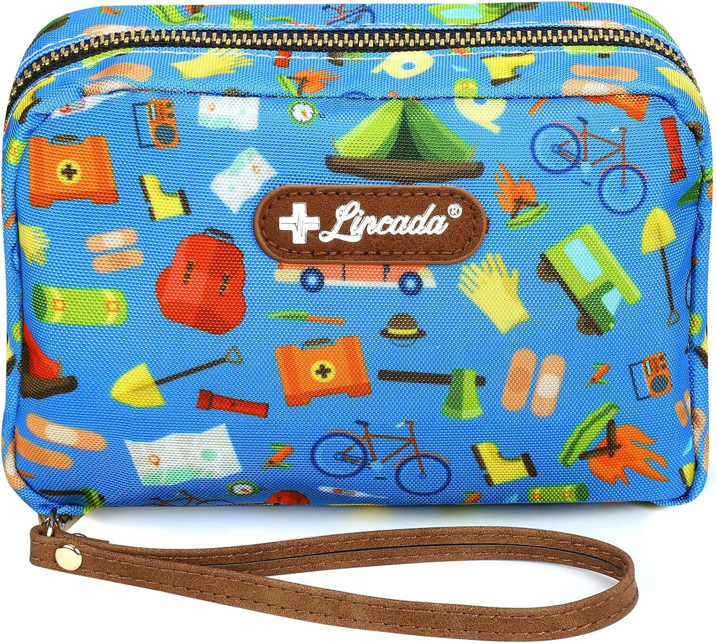 Travel First Aid Kit for Kids, 143 Pieces All-Purpose Emergency First Aid Kit for Home, Car, Diaper Bag, Camping & Hiking