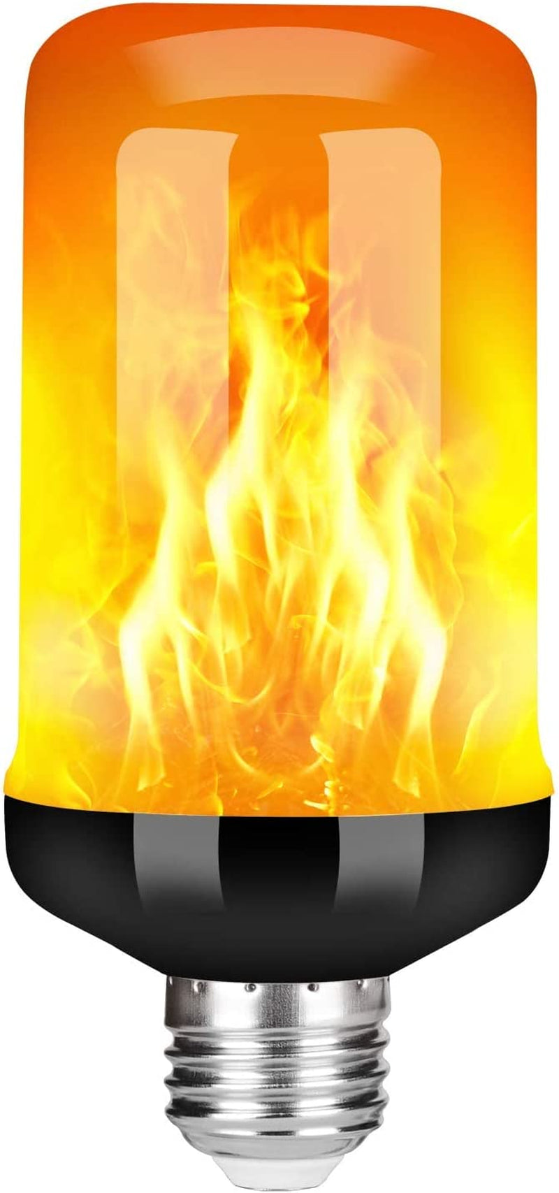 Y- STOP Upgraded LED Flame Light Bulbs, 4 Modes Flickering Light Bulb with Upside down Effect, E26 Base Fire Bulb for Halloween Decorations, Party, Outdoor, Indoor, Home Decor (2 Pack) Home & Garden > Decor > Seasonal & Holiday Decorations Y- STOP Yellow