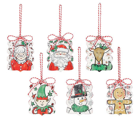 Happy Holiday Character Ornament