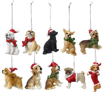 Christmas Dog Ornaments