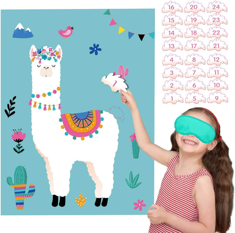 Happy Storm Thanksgiving Party Games Pin the Hat on the Turkey Fall Festival Birthday Party Supplies Favors for Kids Thanksgiving Pin Game with 24 Hat Reusable Stickers Party Activities Home & Garden > Decor > Seasonal & Holiday Decorations Happy Storm Llama