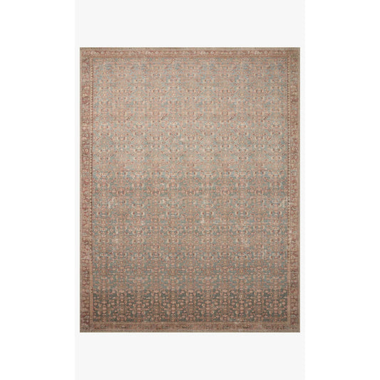 Aubrey Blue / Terracotta Rug | Angela Rose x Loloi