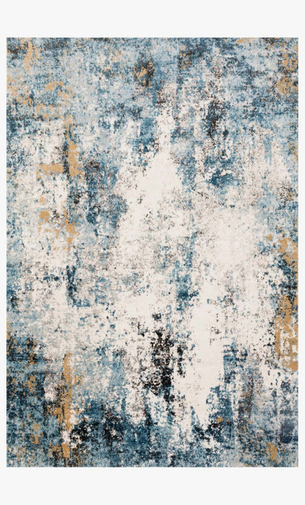 Alchemy Rug- Denim / Ivory