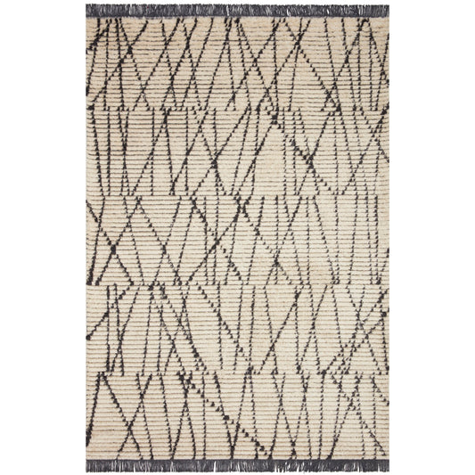 Alice Cream / Charcoal I Rug | Chris Loves Julia x Loloi