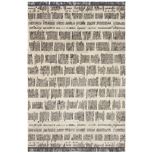 Alice Cream / Charcoal II Rug | Chris Loves Julia x Loloi