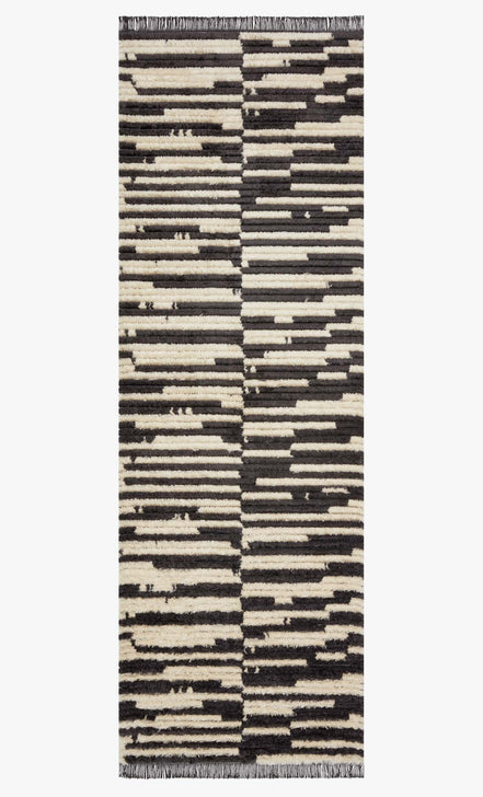 Alice Rug- 03 Charcoal / Cream