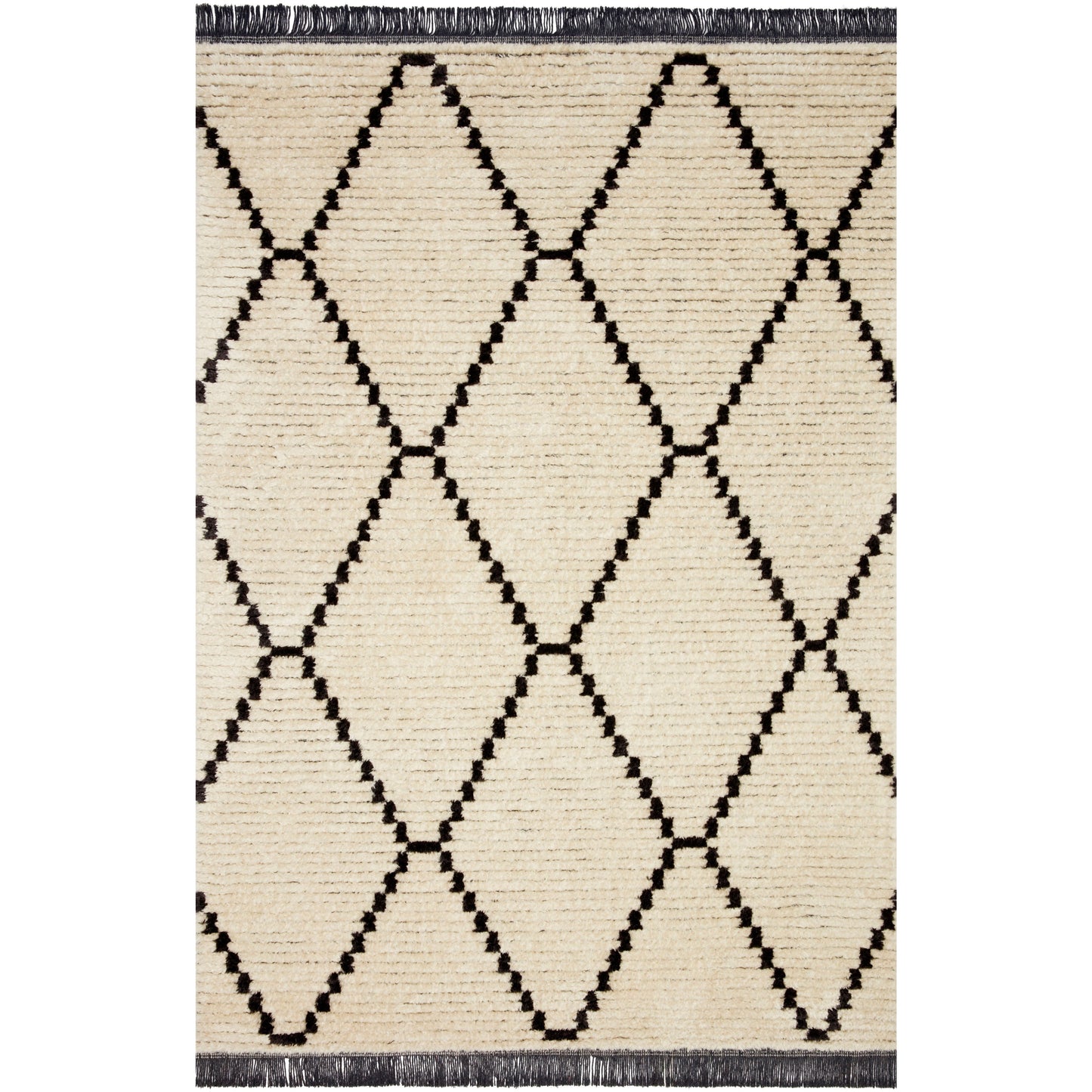 Alice Cream / Charcoal IV - Area Rug
