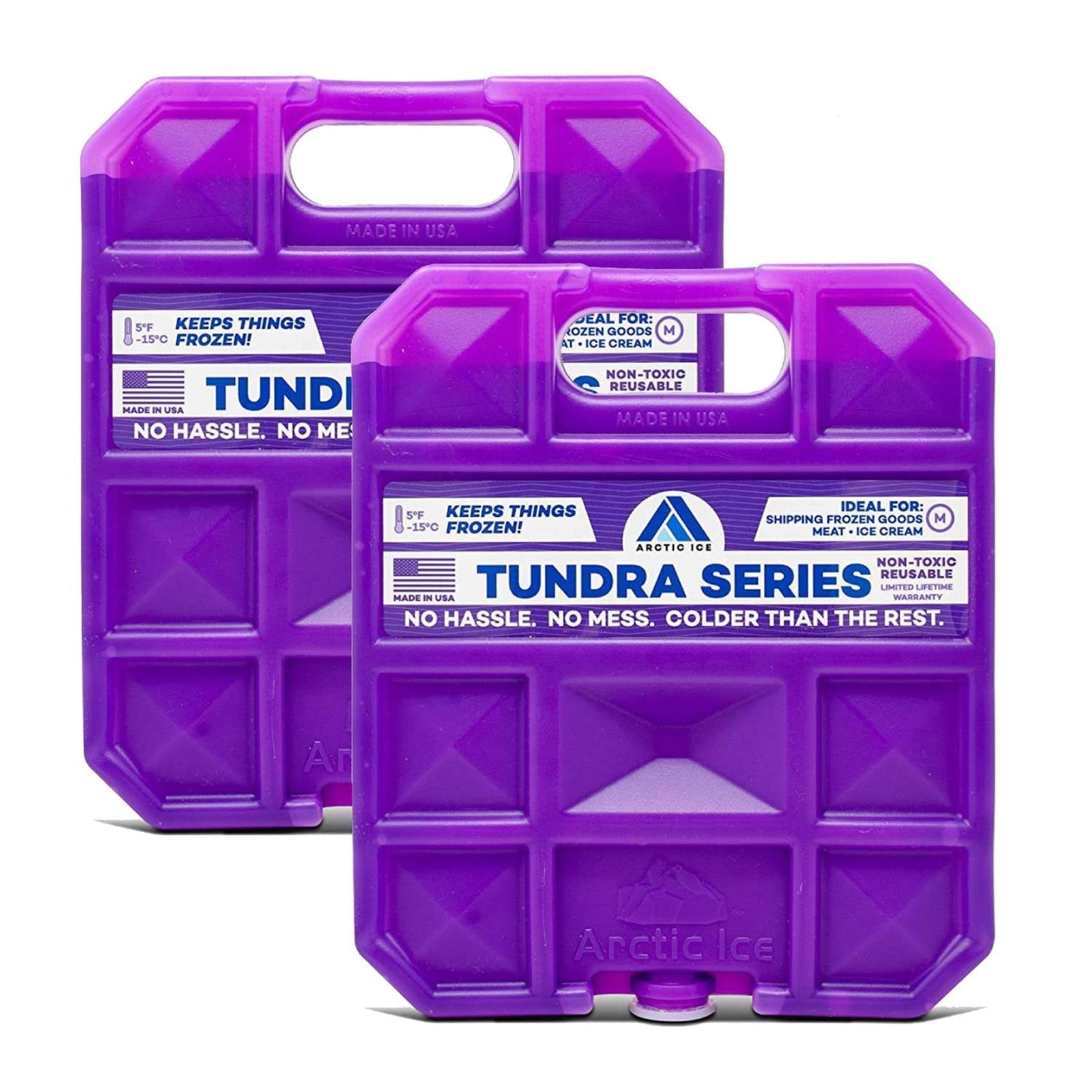 Arctic Ice Tundra Series High Performance Ice Pack, Large 2.5 LB (2-Pack)