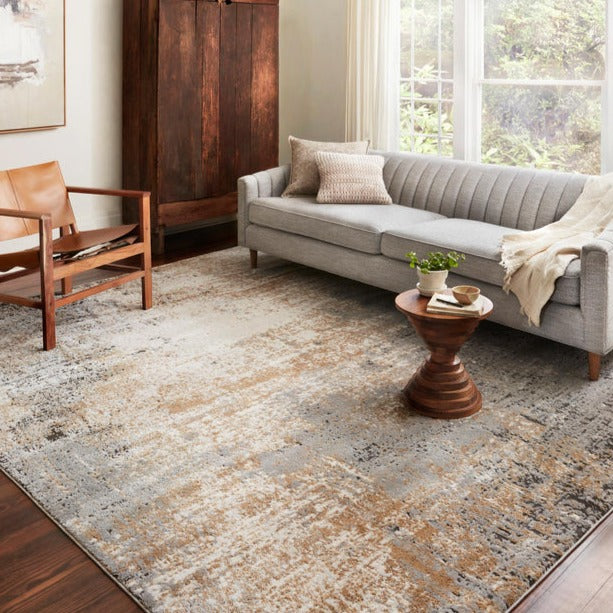 Bianca Rug- Stone / Gold
