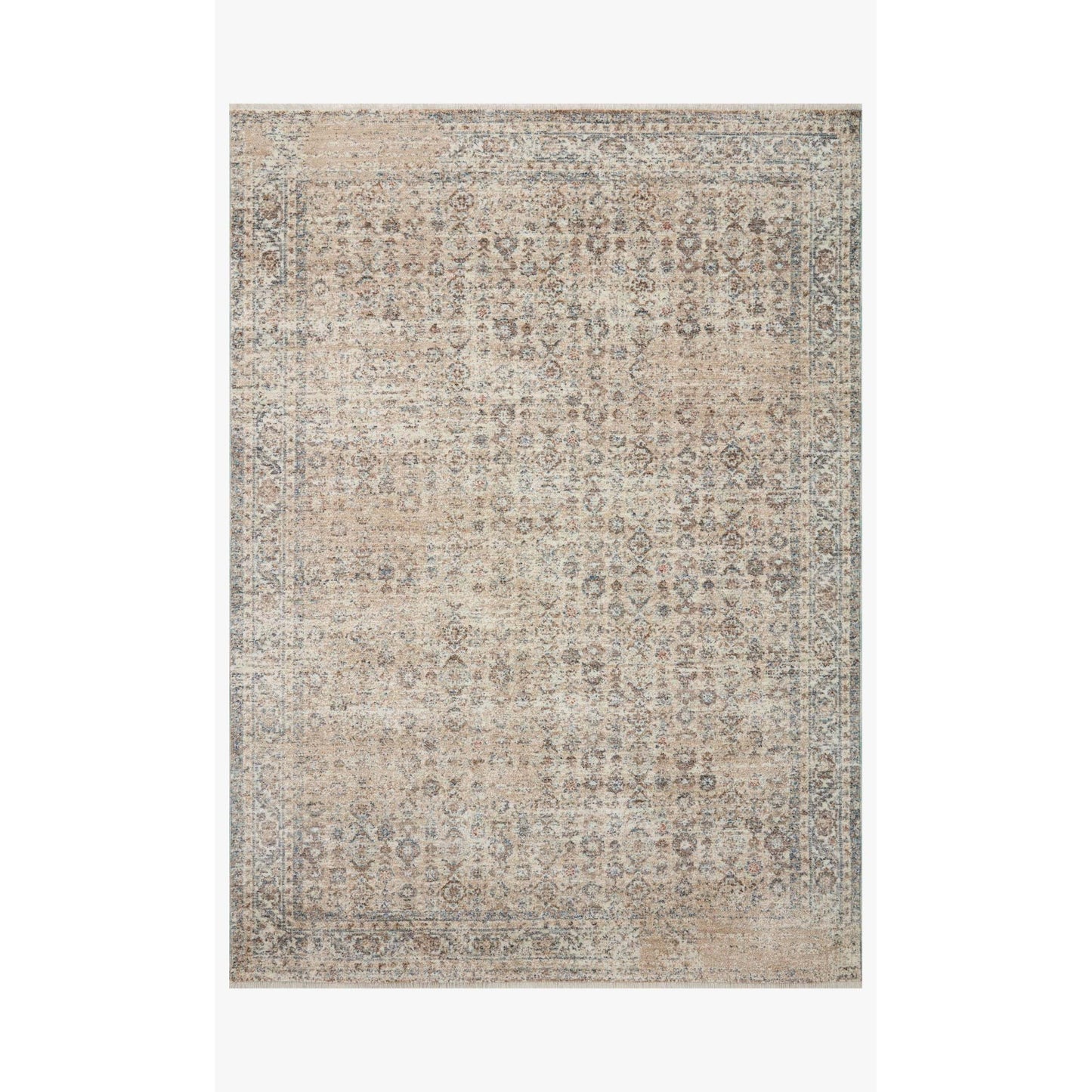 Blake Beige / Denim Rug | Angela Rose x Loloi