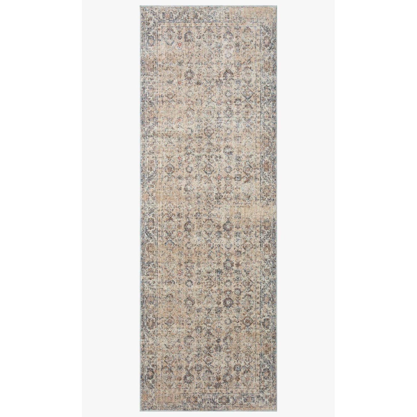 Blake Beige / Denim Rug | Angela Rose x Loloi