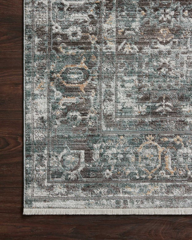 Bonney Rug - Slate / Teal