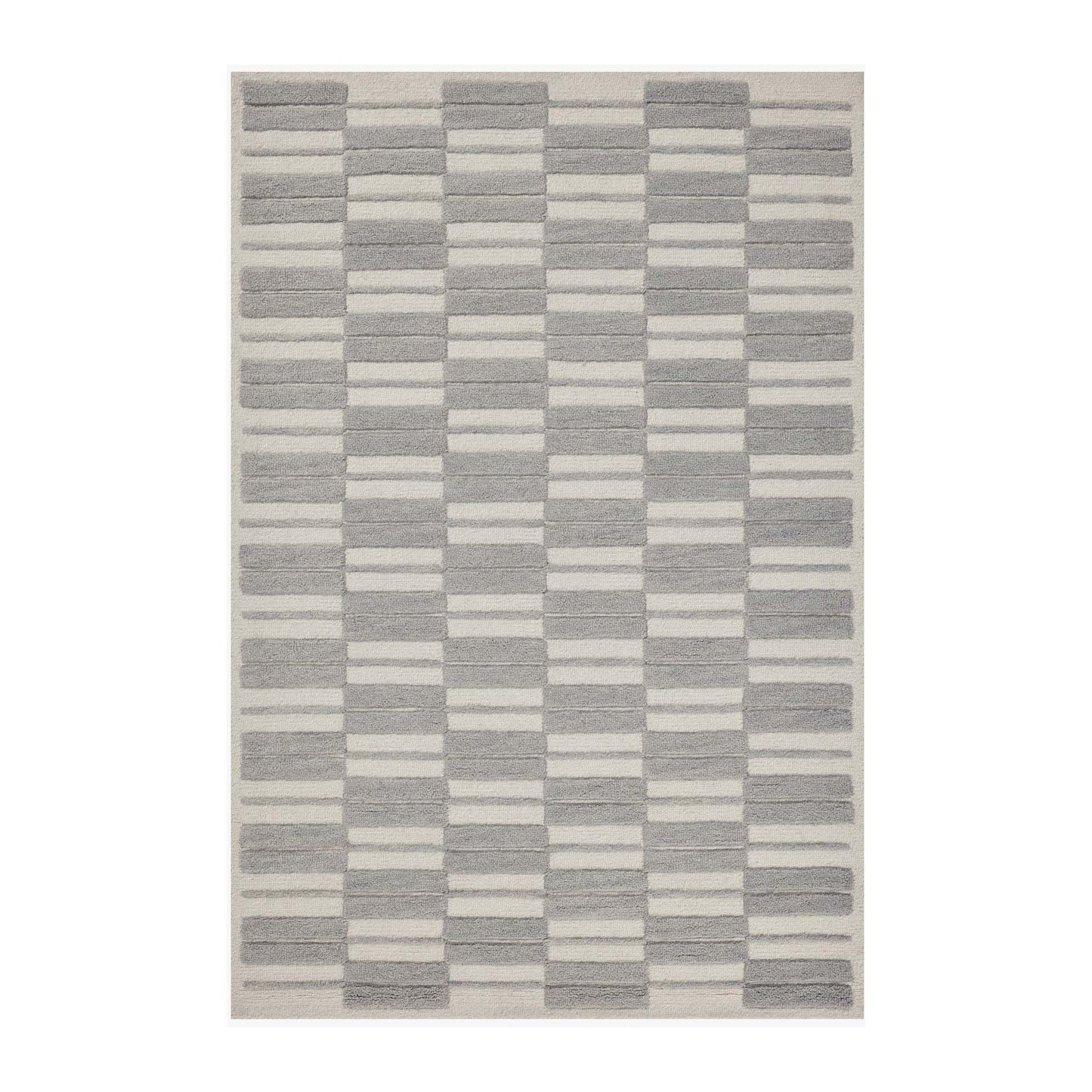 Bradley Ivory / Grey Rug | Chris Loves Julia x Loloi