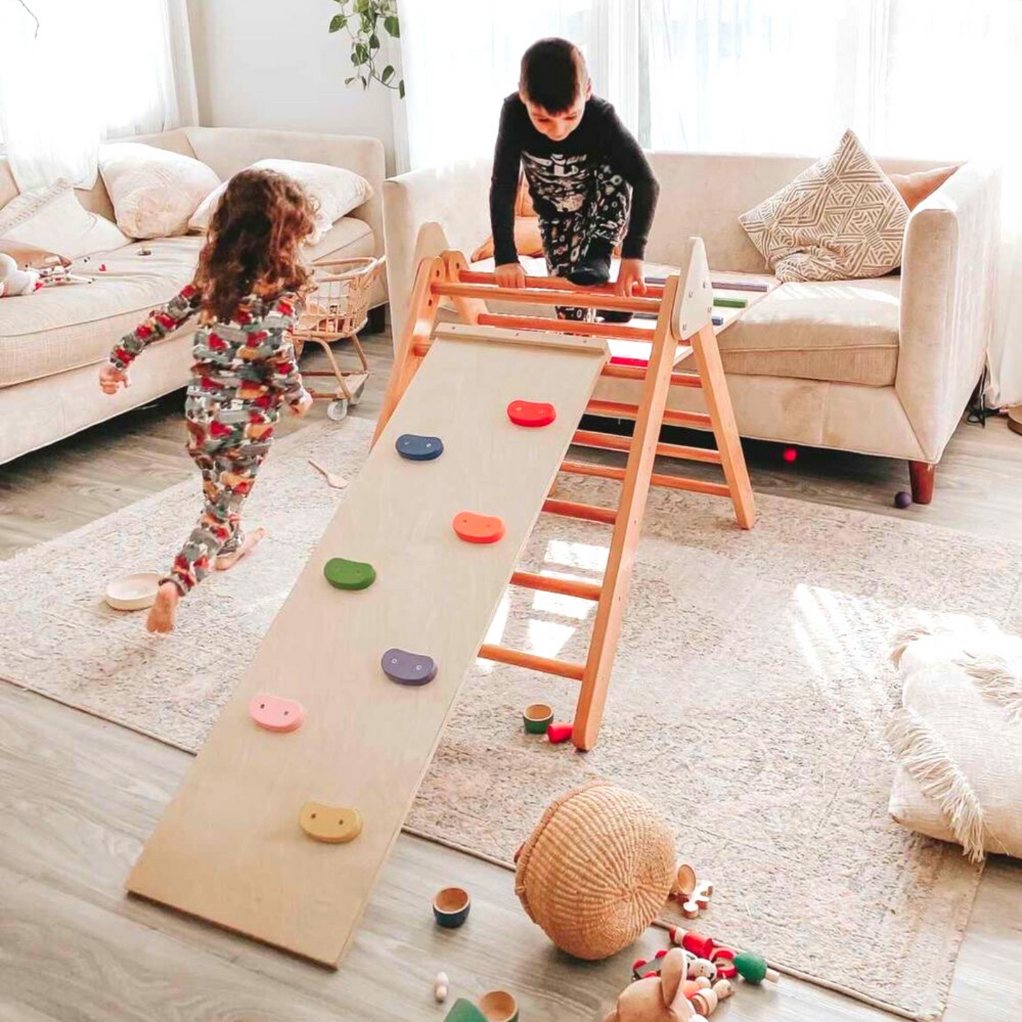 Bunny Hopkins Climbing Triangle | Rainbow