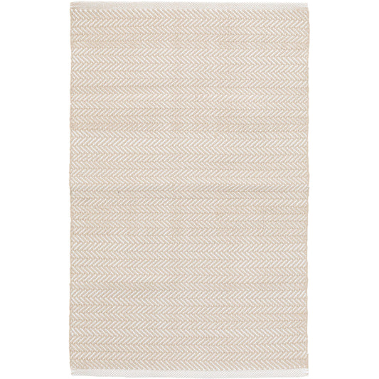Herringbone Linen/White Indoor/Outdoor Rug