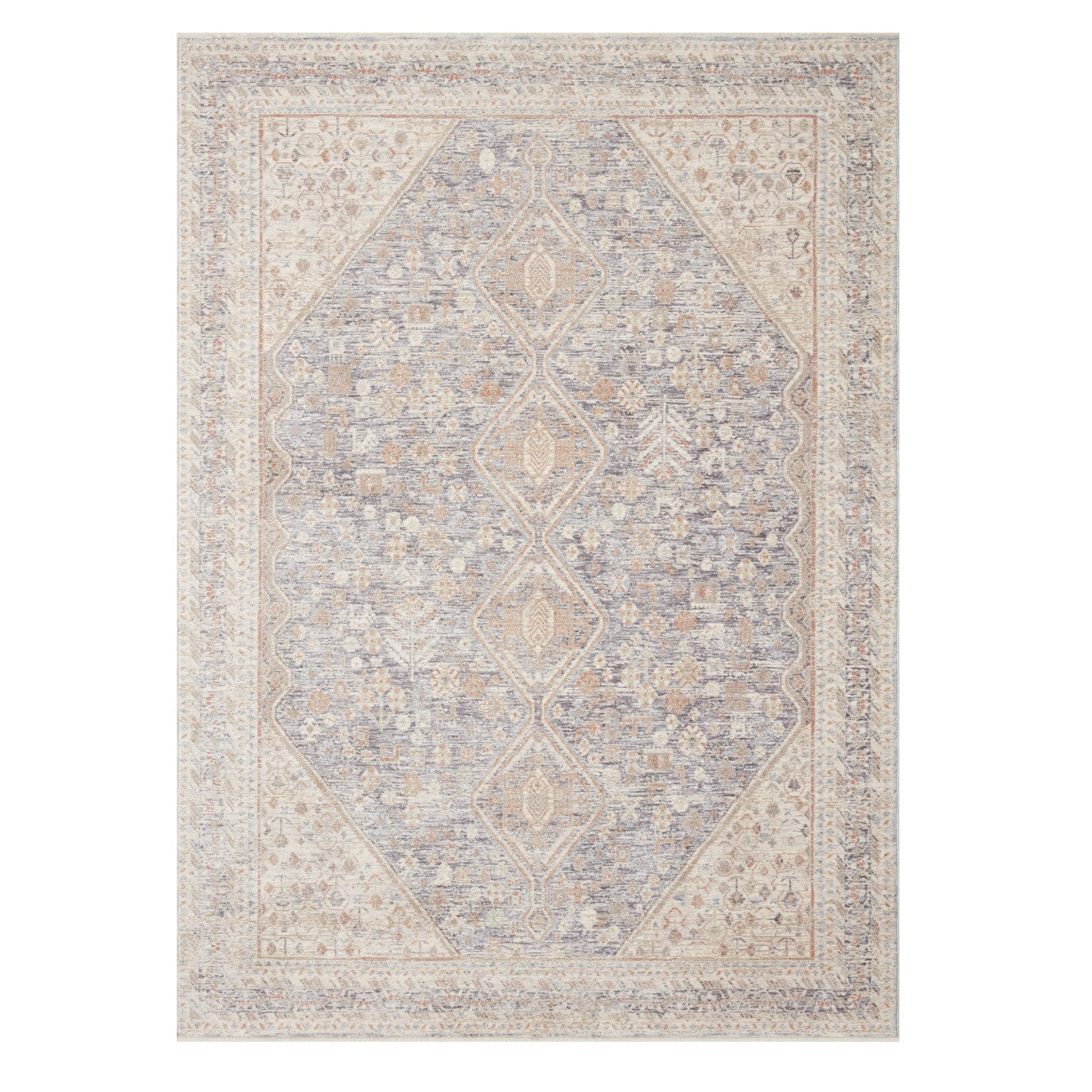 Carlisle Blue Ivory  Rug