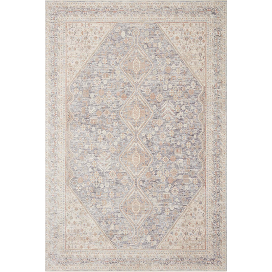 Carlisle Blue / Ivory  Rug | Magnolia Home by Joanna Gaines x Loloi