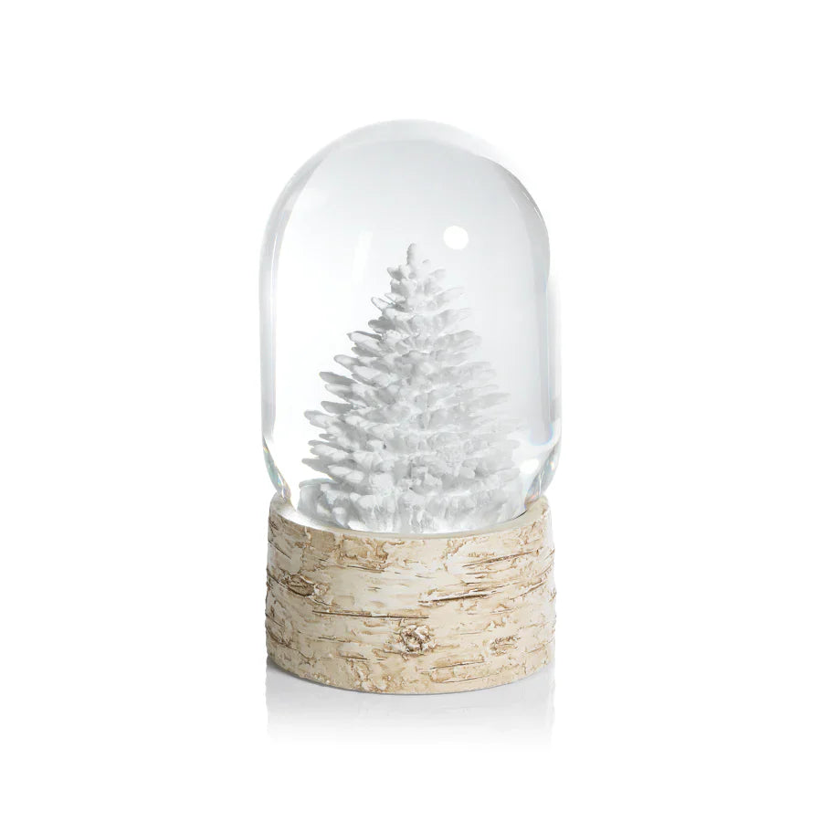 Snow Globe on Birch