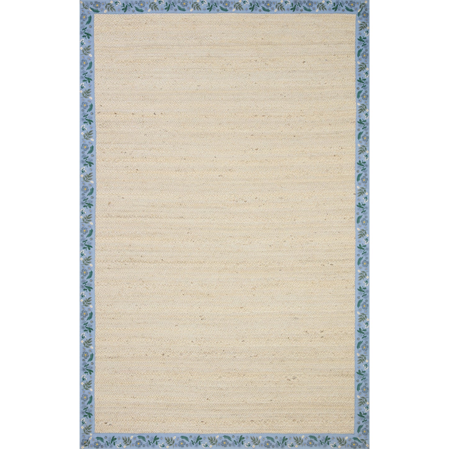 Costa Wildwood Ivory  /  Periwinkle Rug | Rifle Paper Co. x Loloi
