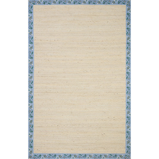 Costa Wildwood Ivory  /  Periwinkle Rug | Rifle Paper Co. x Loloi