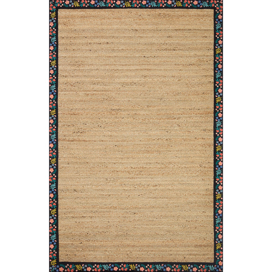 Costa Wildwood Natural  /  Black Rug | Rifle Paper Co. x Loloi