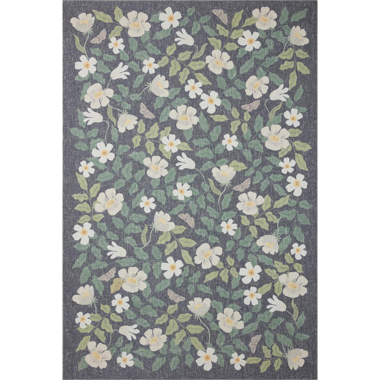 Cotswolds Primrose / Charcoal Rug | Rifle Paper Co. x Loloi