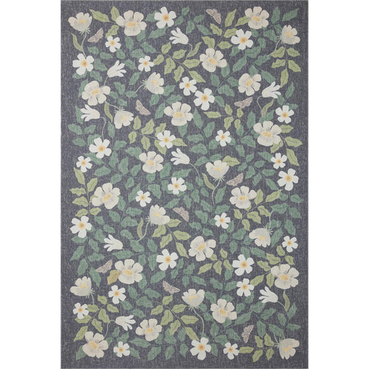 Cotswolds Primrose / Charcoal Rug | Rifle Paper Co. x Loloi