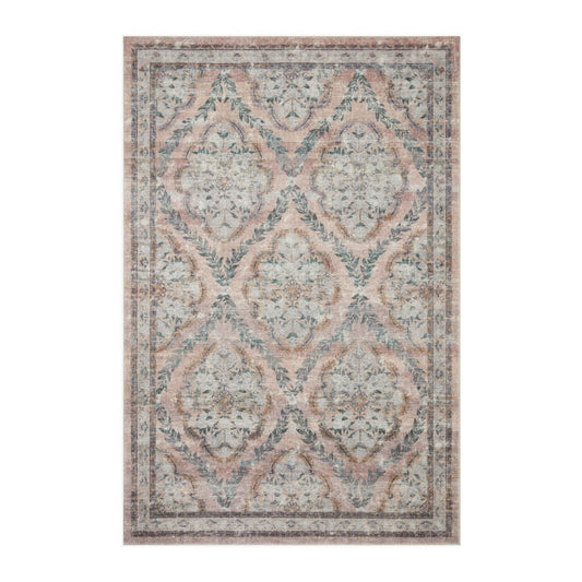 Courtyard Chateau Blush Rug | Rifle Paper Co. x Loloi