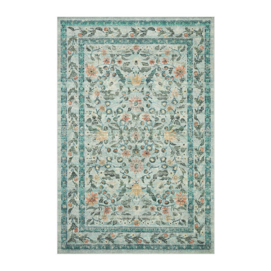 Courtyard Eve Sage Rug | Rifle Paper Co. x Loloi