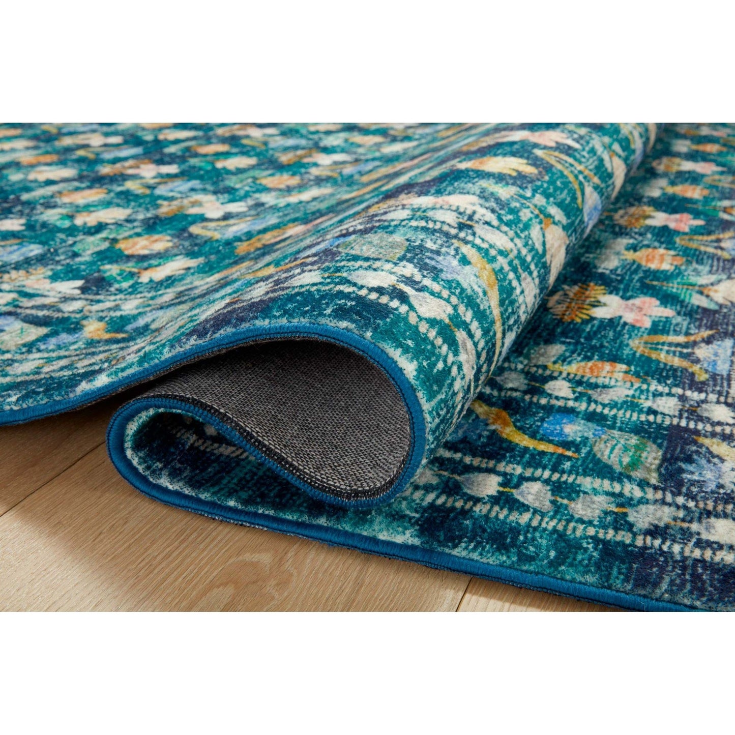 Courtyard Hadley Emerald Rug | Rifle Paper Co. x Loloi