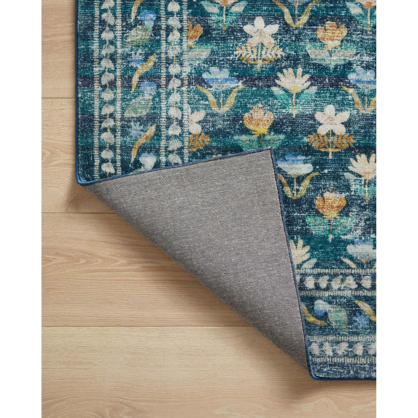 Courtyard Hadley Emerald Rug | Rifle Paper Co. x Loloi