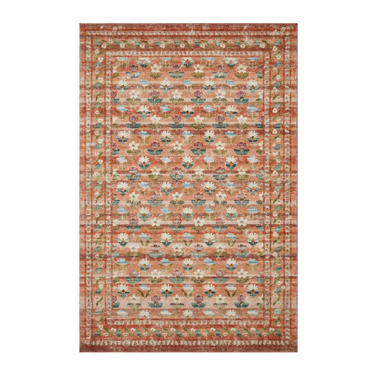 Courtyard Hadley Terracotta Rug | Rifle Paper Co. x Loloi
