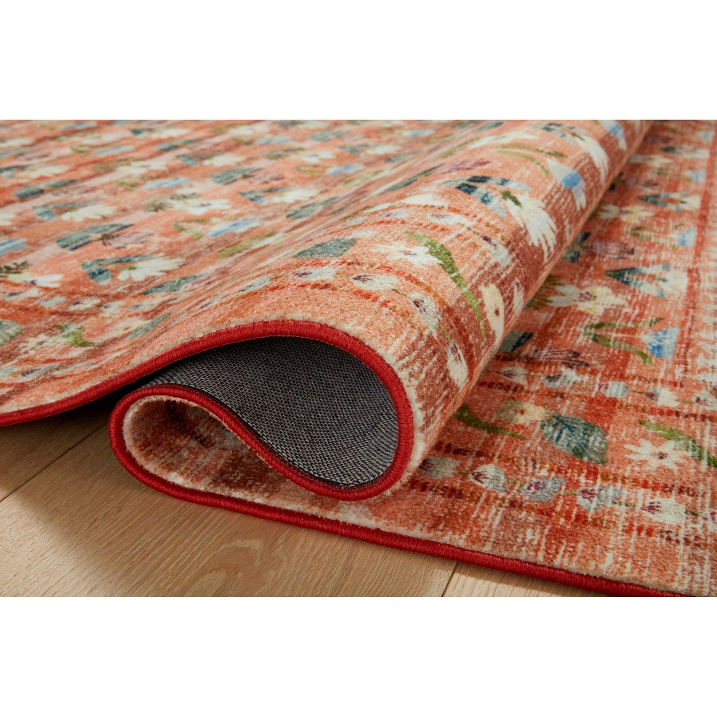 Courtyard Hadley Terracotta Rug | Rifle Paper Co. x Loloi