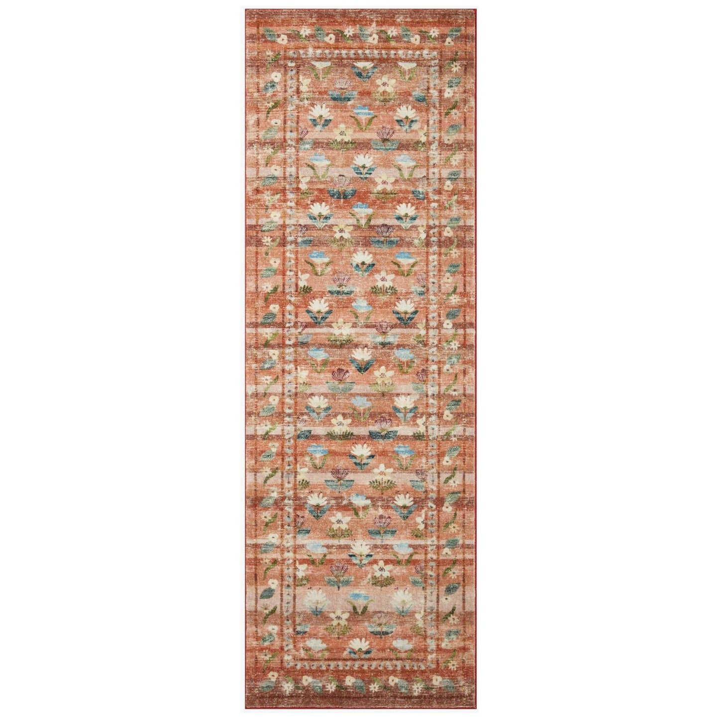 Courtyard Hadley Terracotta Rug | Rifle Paper Co. x Loloi
