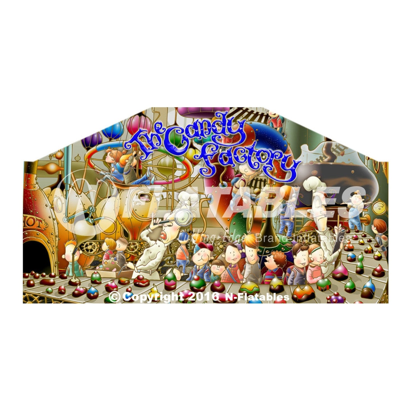 Candy Factory Removable Art Panel