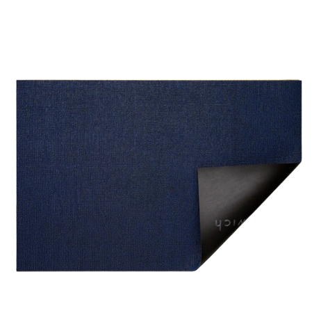 Chilewich Indoor/Outdoor Solid Shag Floor Mat - Indigo