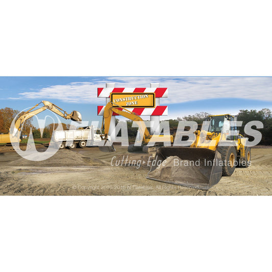 Construction Zone Removable Art Panel