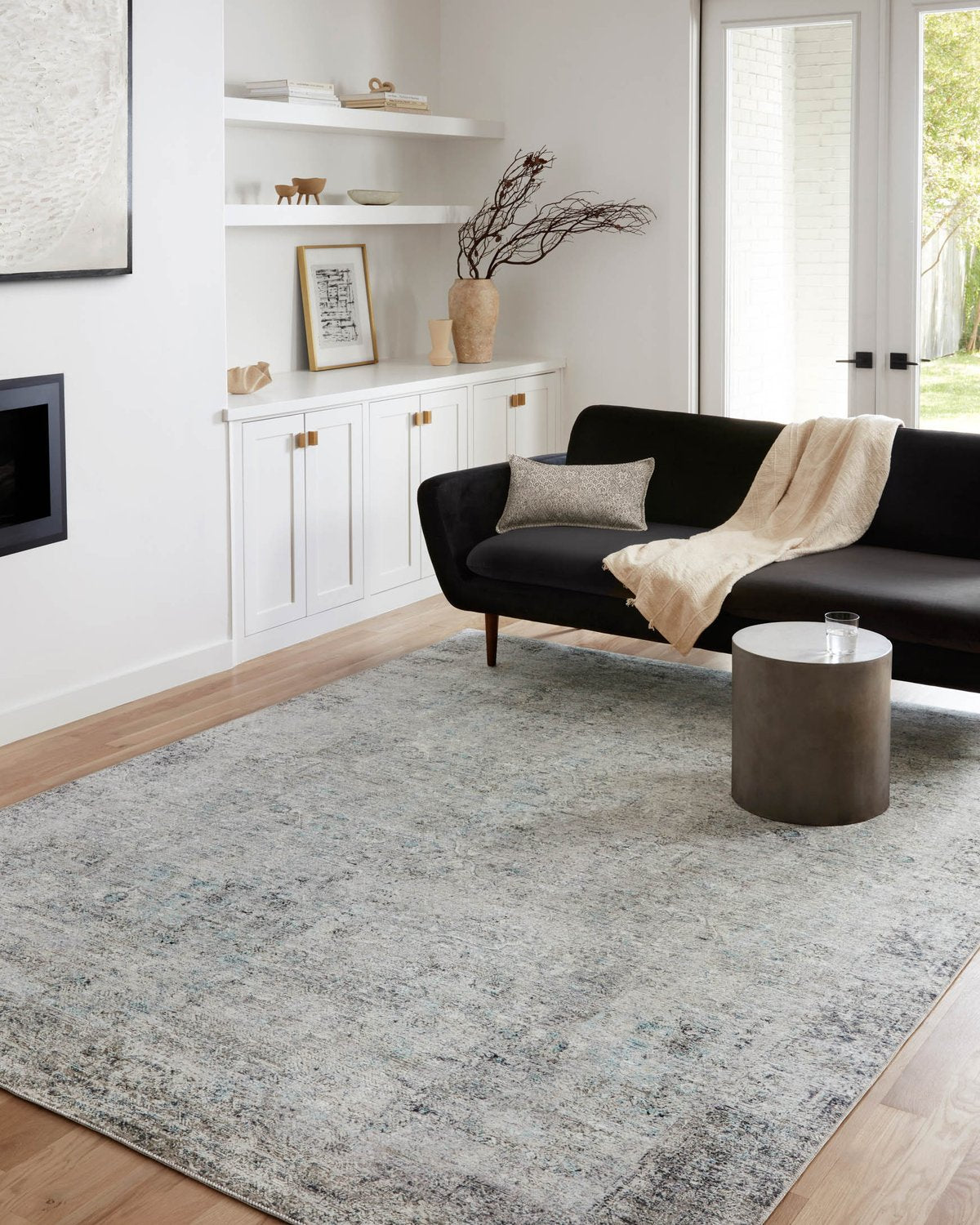 Drift Rug - Ivory / Silver