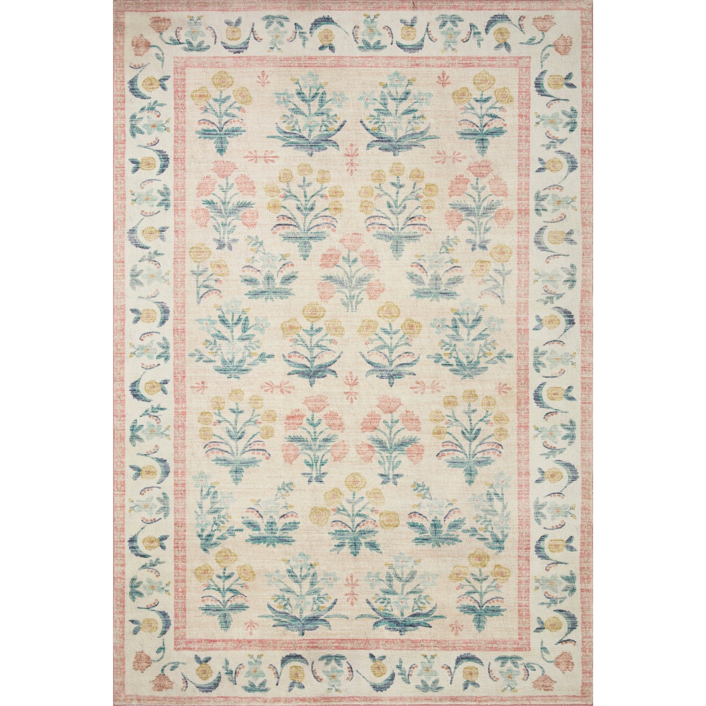 Eden Mughal Rose / Blush Rug | Rifle Paper Co. x Loloi