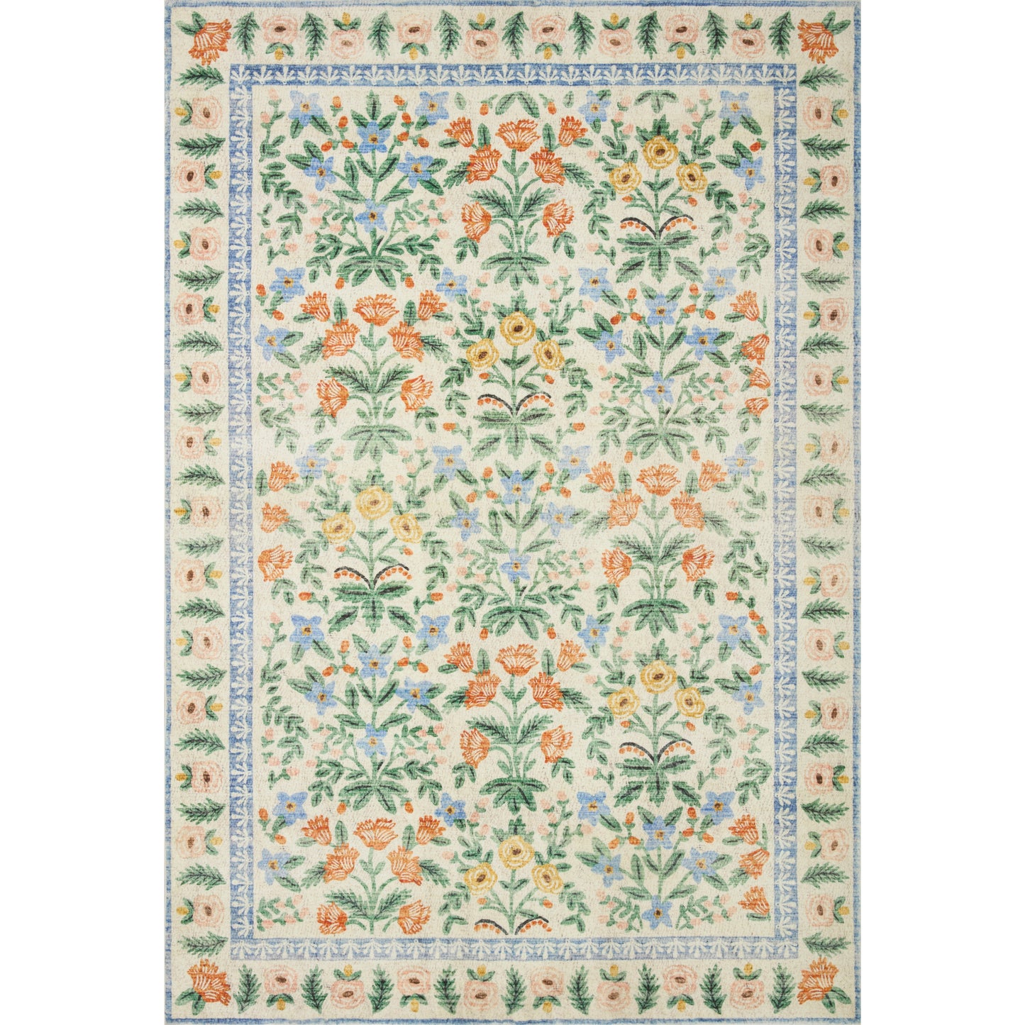 Eden Mughal Garden / Cream Rug | Rifle Paper Co. x Loloi