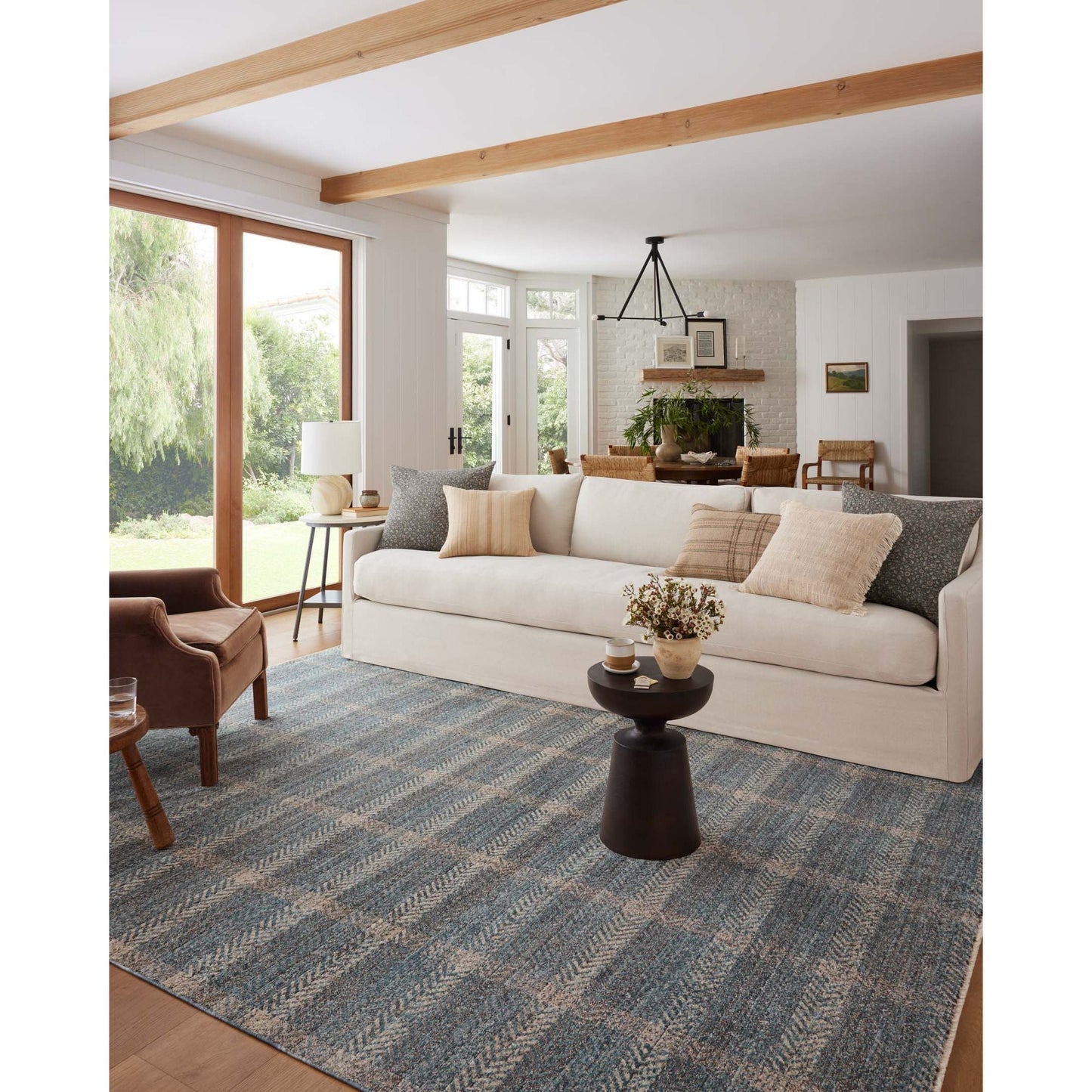 Ember Blue / Beige Rug | Angela Rose x Loloi