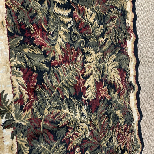 Gossard Floral Black/Green Rug Rug Size: Rectangle 5'2" x 7'2"