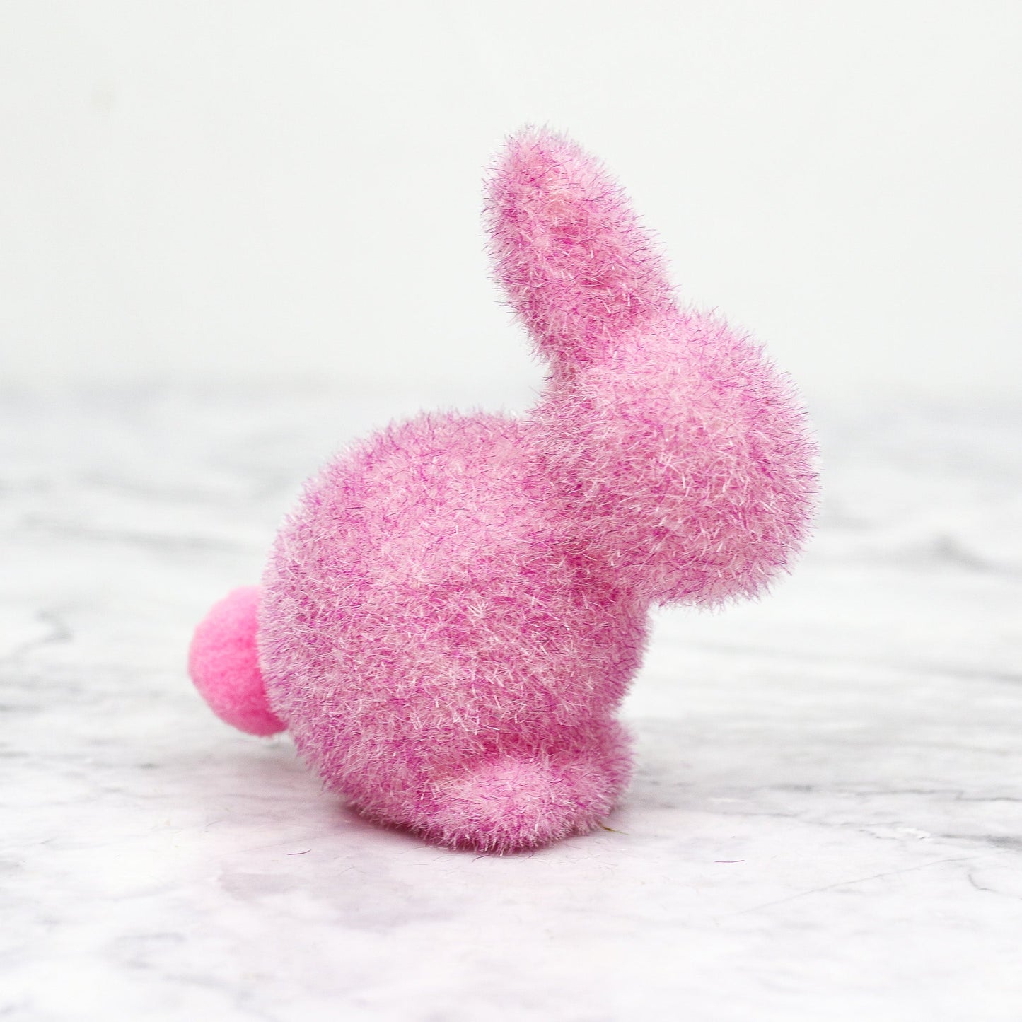 Small Pastel Bunny with Pom-Pom Tail