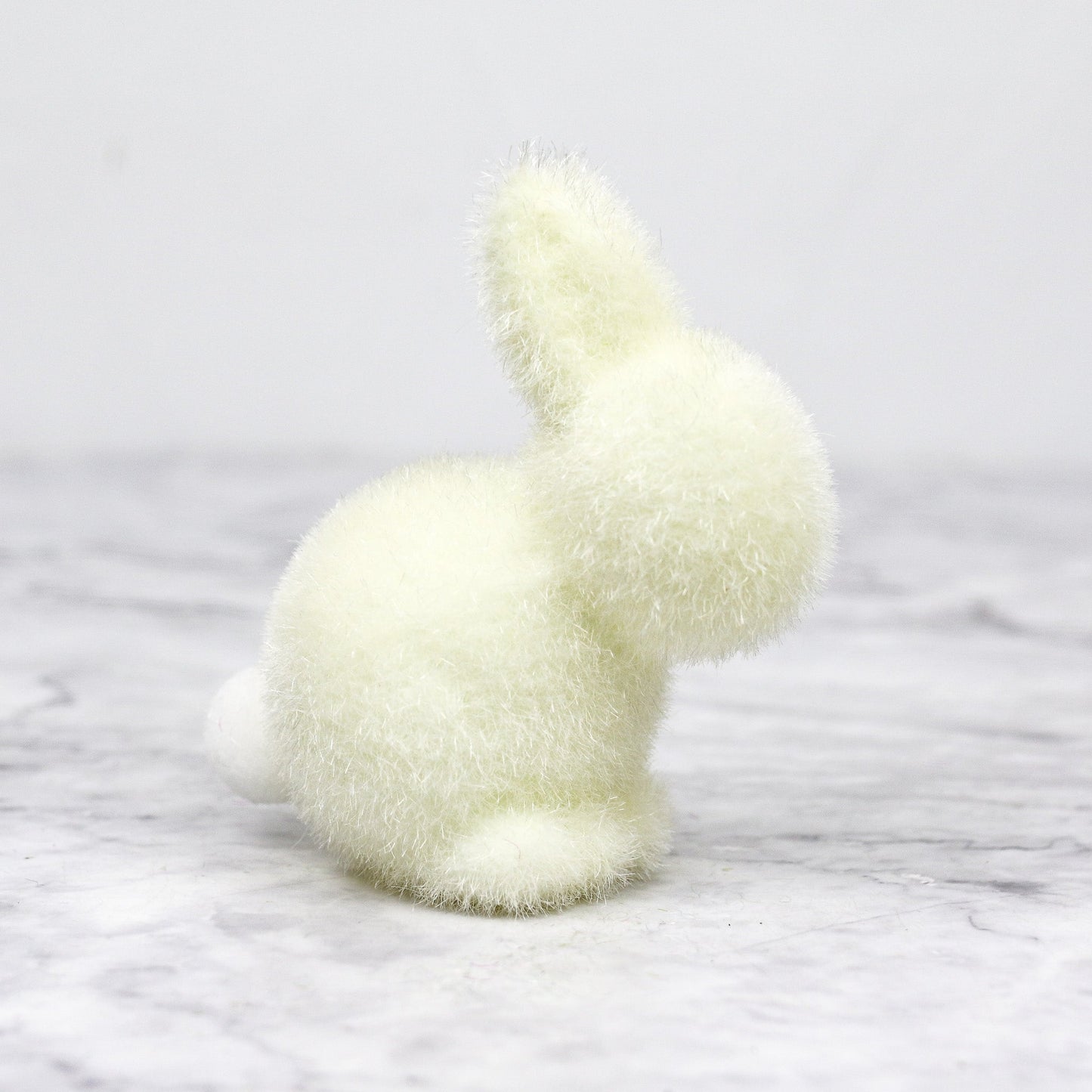 Small Pastel Bunny with Pom-Pom Tail