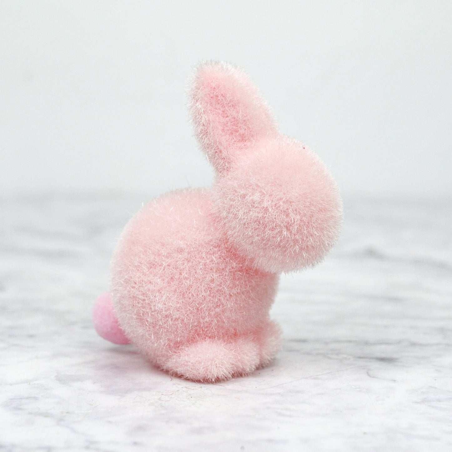 Small Pastel Bunny with Pom-Pom Tail