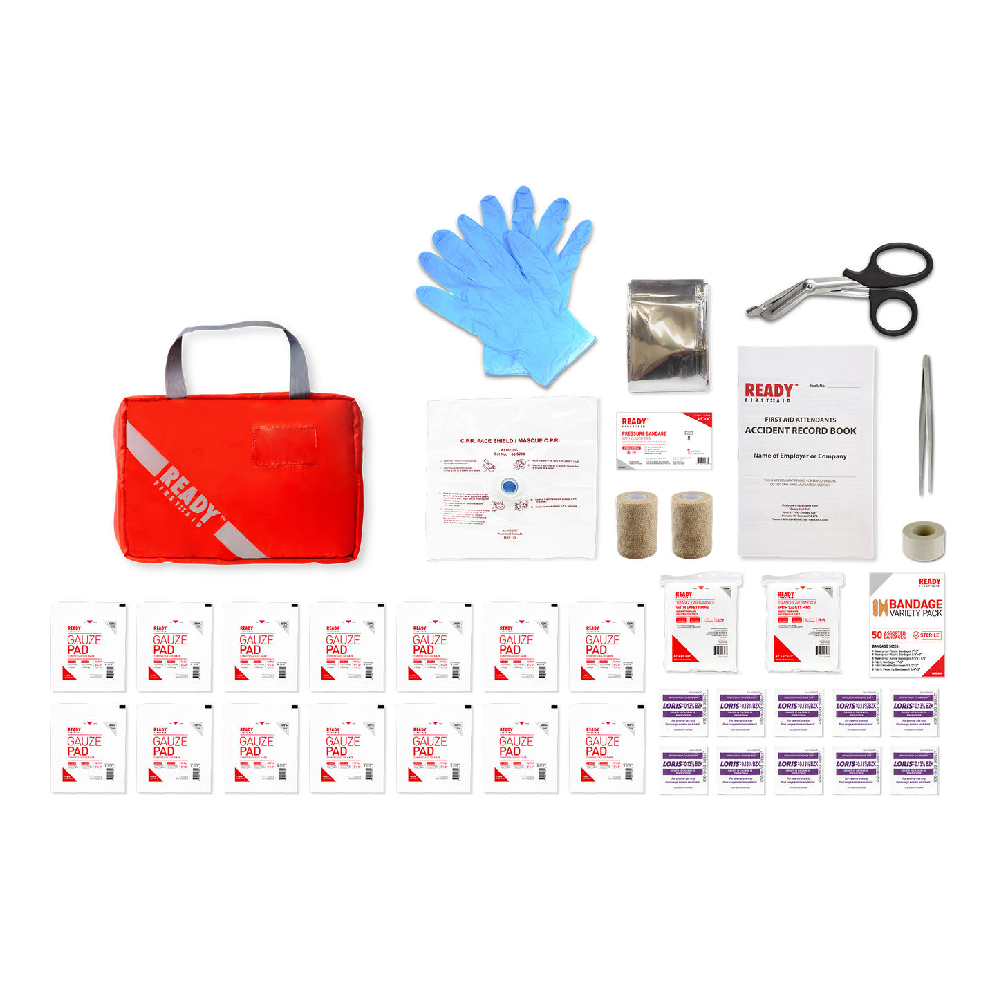 Federal Type A First Aid Kits with First Aid Bag (Early Expiration- 09/24)