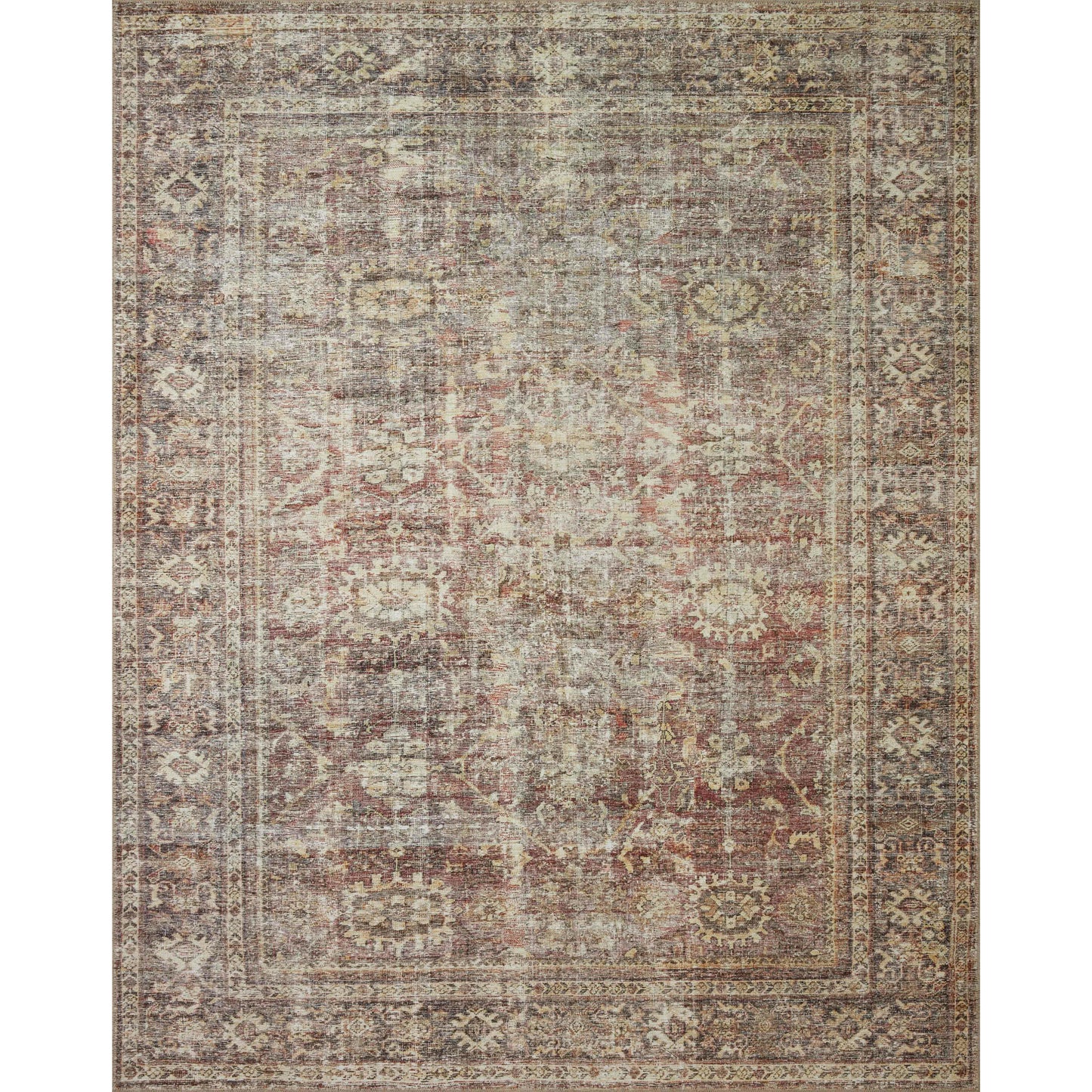 Georgie Bordeaux / Antique Rug | Amber Lewis x Loloi