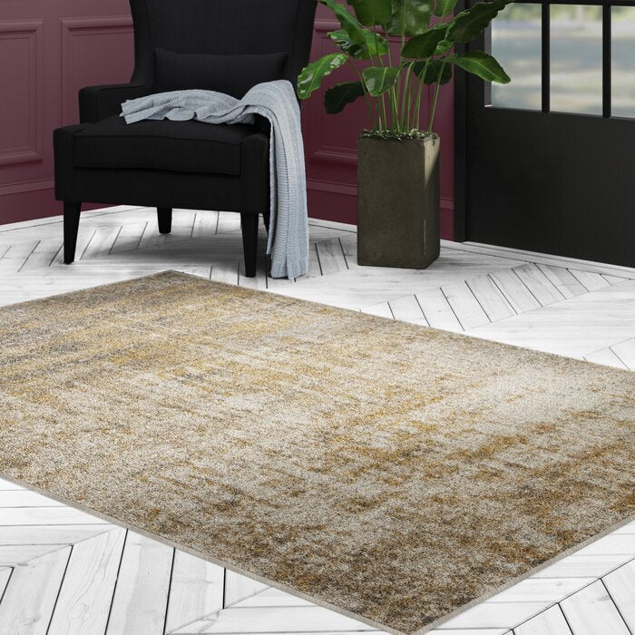 Connie Creme/Gold Area Rug Rectangle 3' x 5'